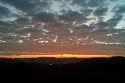 Sonnenaufgang über dem Ruhrtal
