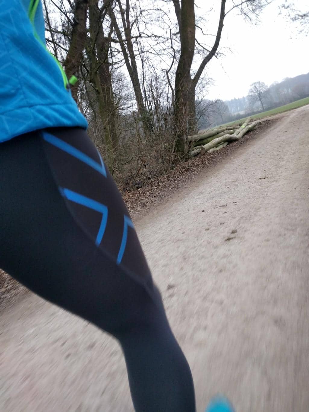 2XU Wind Defence Tights bei -5° C