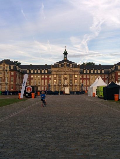 Schloss in der Morgendämmerung