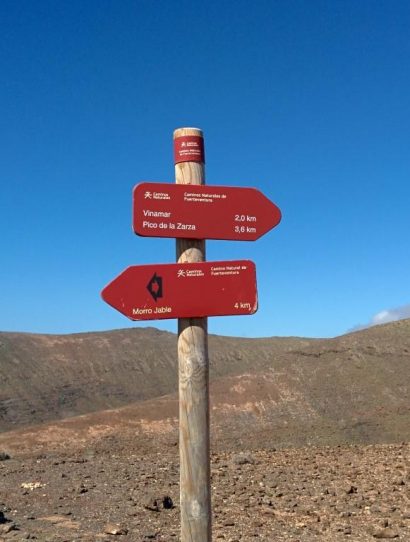 Lauf zum Pico de la Zarza - Hinweg