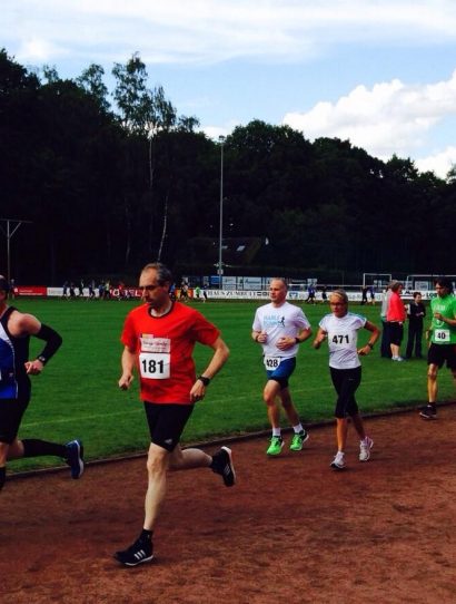 Johannes Lauf Lette 2015 - erste Runde um den Sportplatz