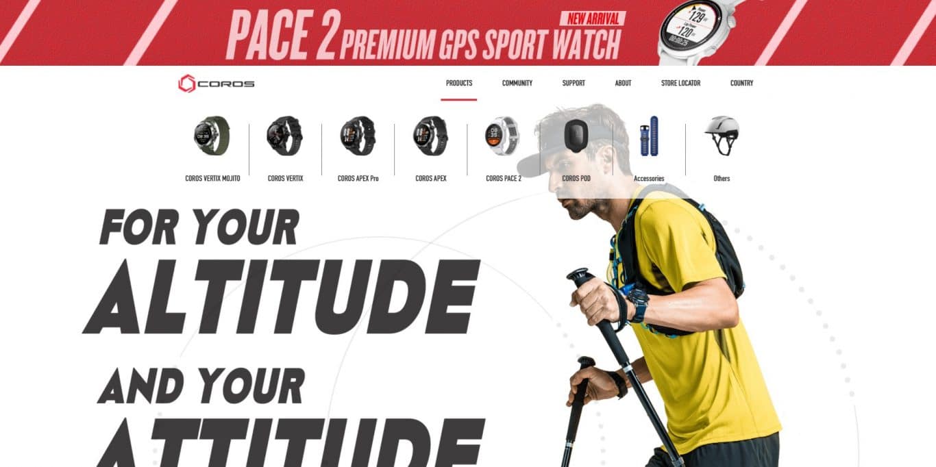 Coros Pace 2 Premium Gps Sport Watch